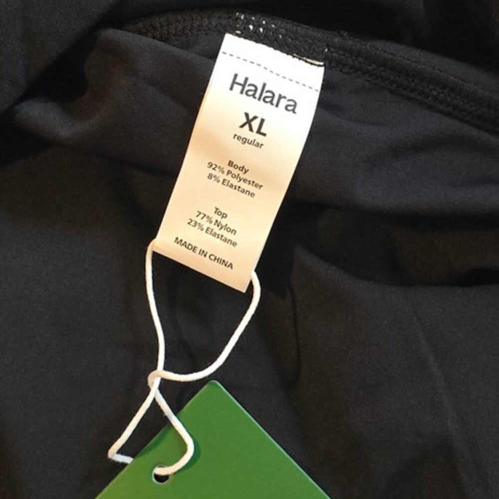 Halara High Waisted Split Maxi Skirt Shorts Black XL Coastal Minimalist - Picture 9 of 9